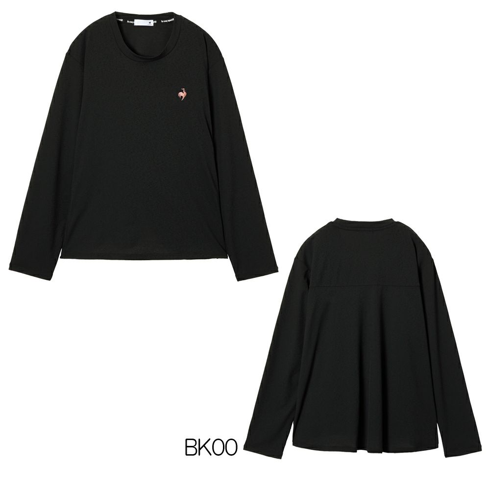 ルコックスポルティフlecoqsportifシアーライト長袖Tシャツレディーススポーツウェア女性2025年秋冬モデルLZ5FLT00L