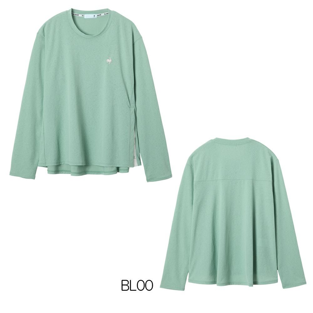 ルコックスポルティフlecoqsportifシアーライト長袖Tシャツレディーススポーツウェア女性2025年秋冬モデルLZ5FLT00L