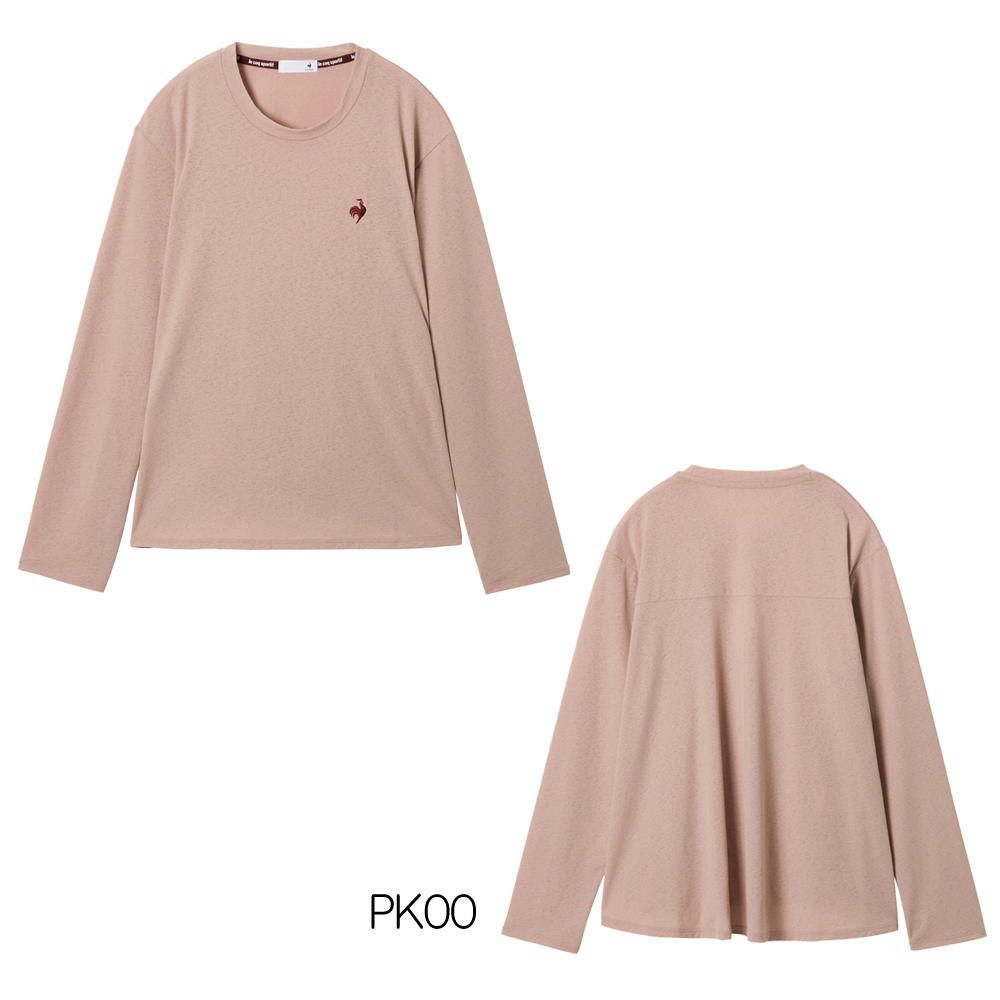 ルコックスポルティフlecoqsportifシアーライト長袖Tシャツレディーススポーツウェア女性2025年秋冬モデルLZ5FLT00L