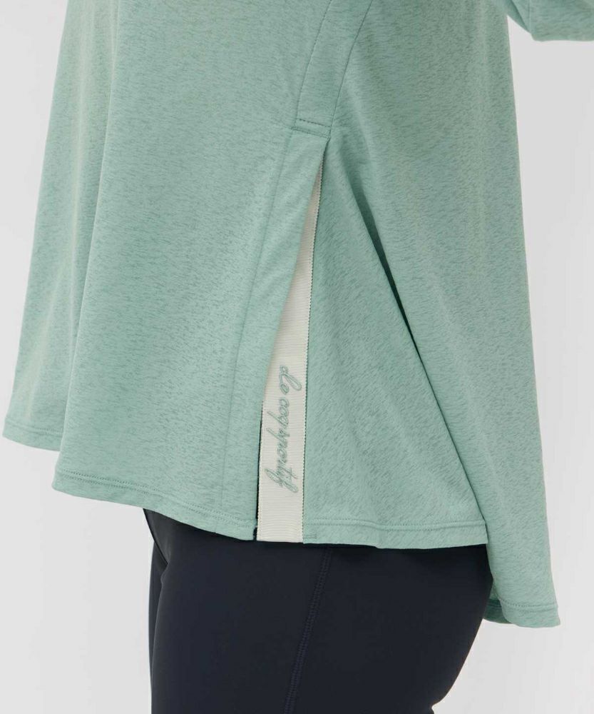 ルコックスポルティフlecoqsportifシアーライト長袖Tシャツレディーススポーツウェア女性2025年秋冬モデルLZ5FLT00L