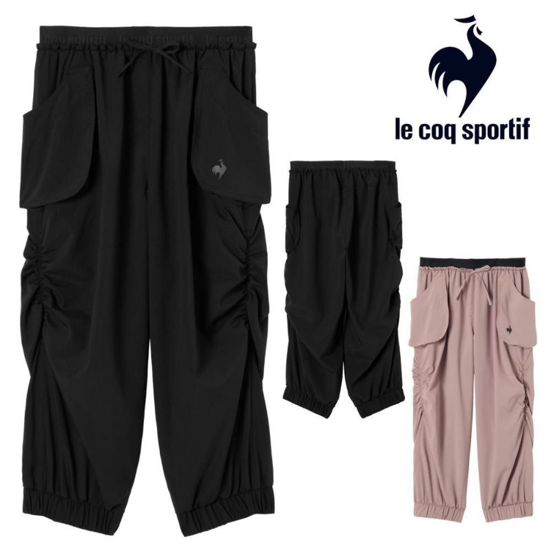 ルコックスポルティフlecoqsportifシャーリングクロップドパンツレディーススポーツウェア女性2025年秋冬モデルLZ5FHP40L