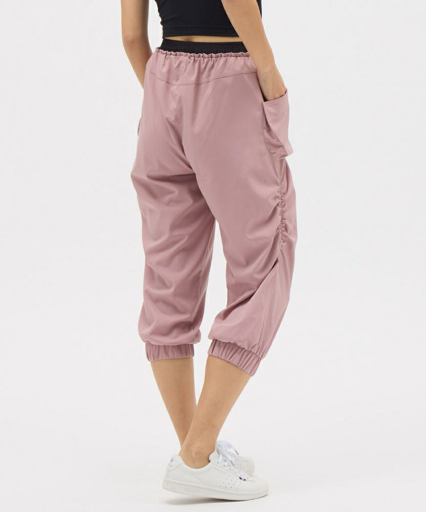 ルコックスポルティフlecoqsportifシャーリングクロップドパンツレディーススポーツウェア女性2025年秋冬モデルLZ5FHP40L