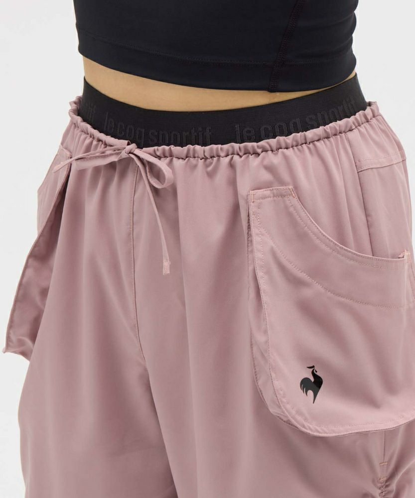 ルコックスポルティフlecoqsportifシャーリングクロップドパンツレディーススポーツウェア女性2025年秋冬モデルLZ5FHP40L