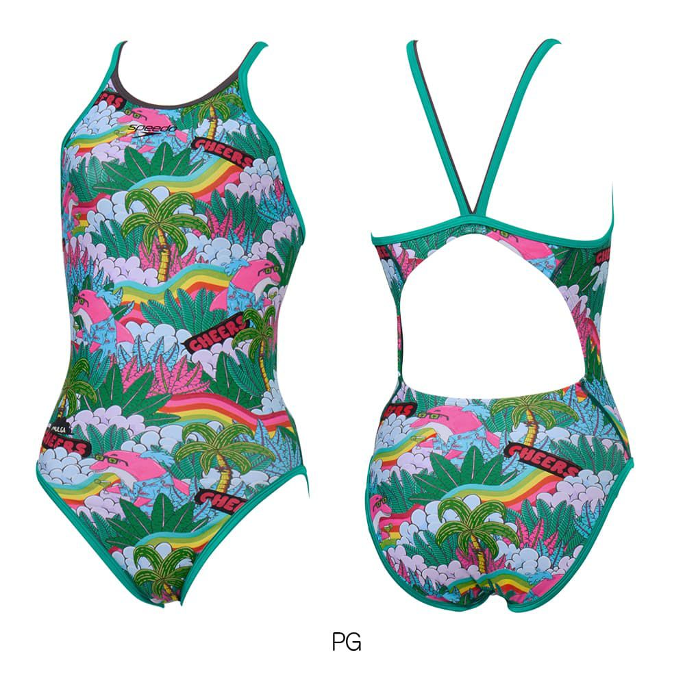 スピードSPEEDO競泳水着練習用水着レディースモルガターンズスーツENDURANCEECO競泳練習水着2025年秋冬モデルSTW02551MU