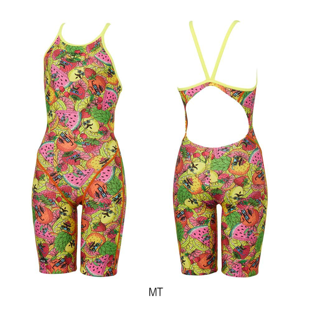 スピードSPEEDO競泳水着練習用水着レディースモルガターンズニースキンオールインワンENDURANCEECO競泳練習水着2025年秋冬モデルSTW12551MU