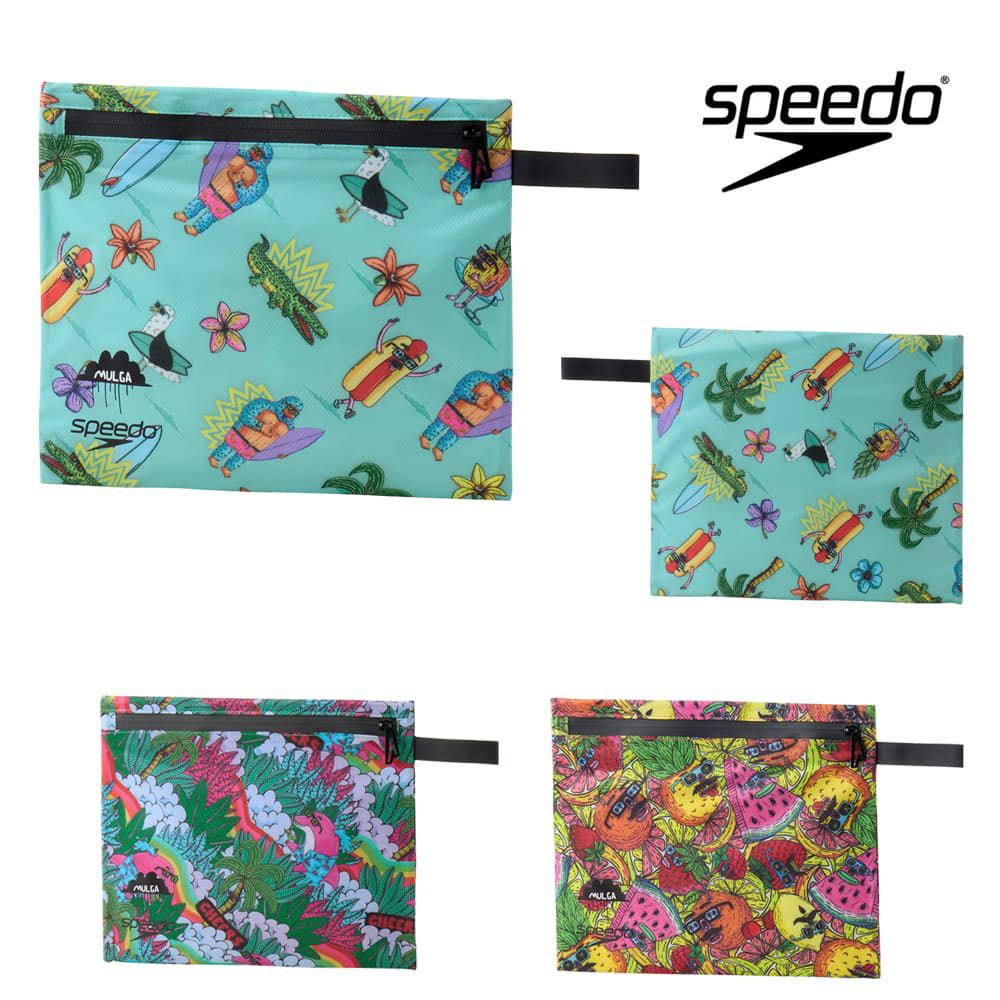 スピードSPEEDO水泳モルガウォータープルーフフラットポーチ2025年秋冬モデルSE22552MU