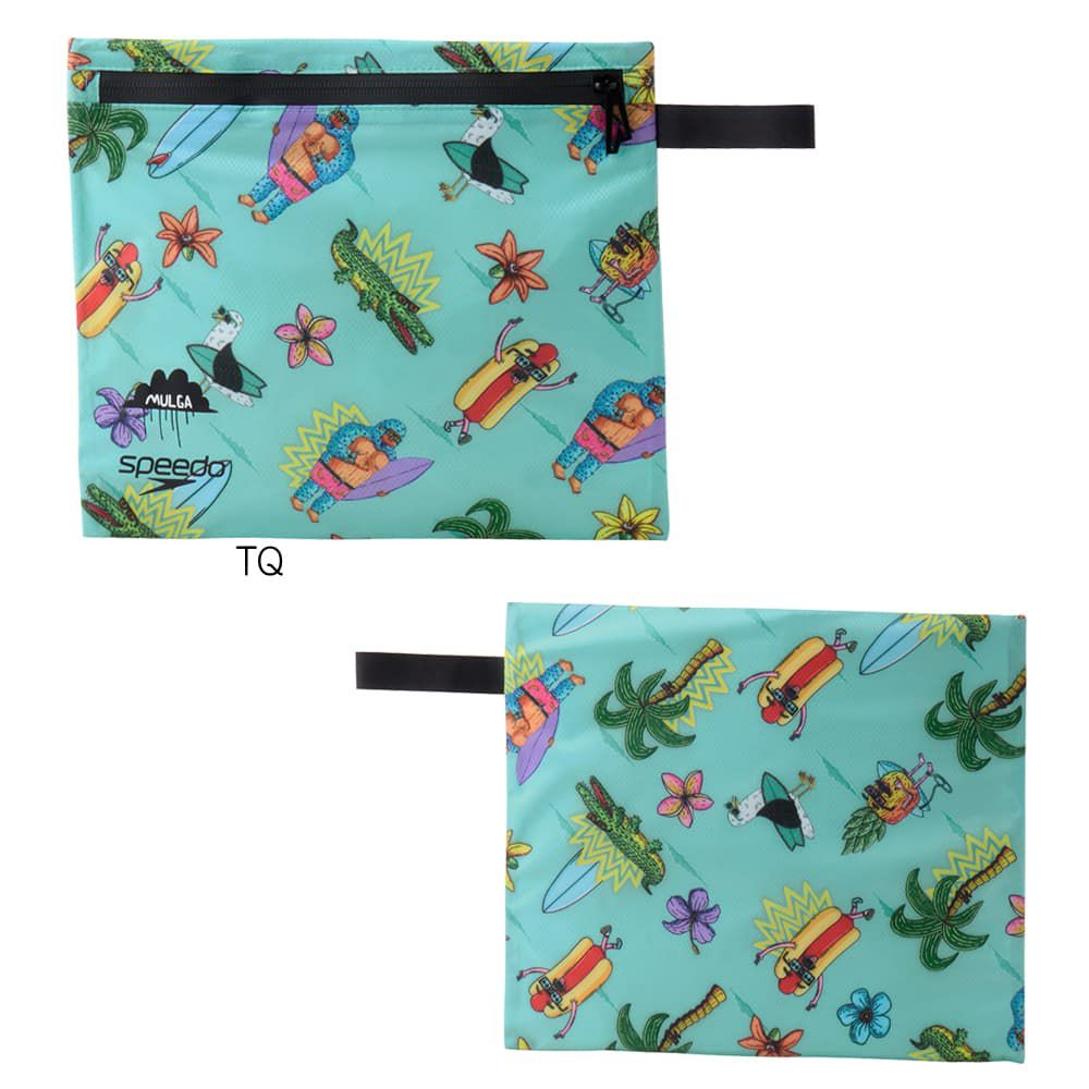 スピードSPEEDO水泳モルガウォータープルーフフラットポーチ2025年秋冬モデルSE22552MU