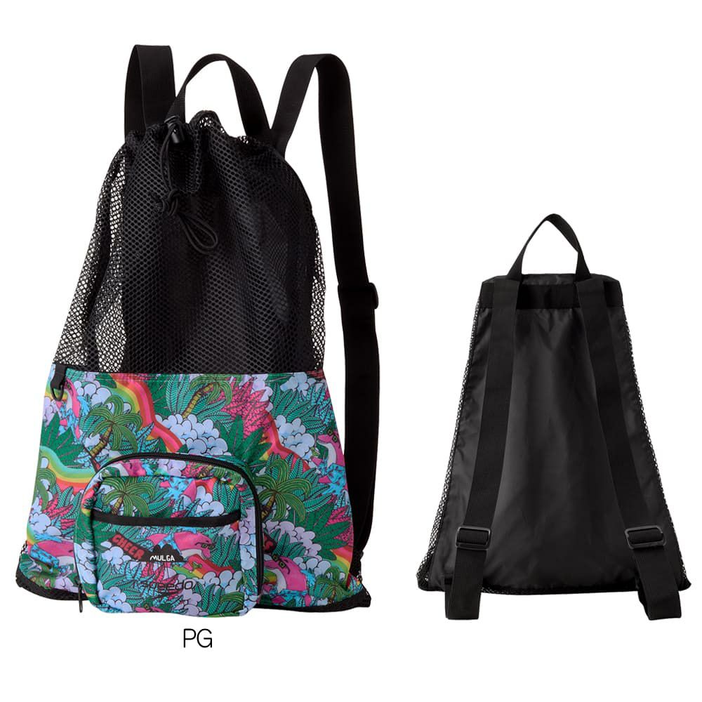 スピードSPEEDO水泳モルガポケッタブルメッシュバッグ2025年秋冬モデルSE22553MU