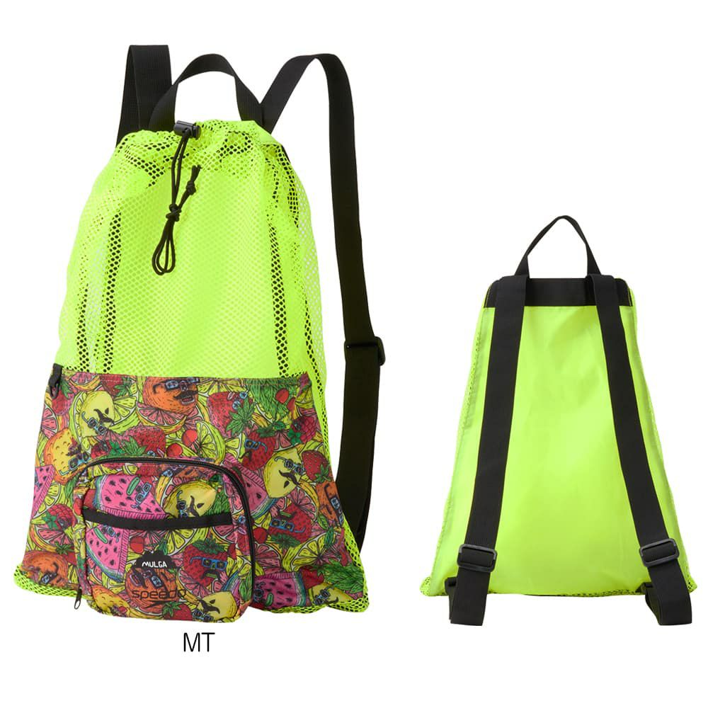 スピードSPEEDO水泳モルガポケッタブルメッシュバッグ2025年秋冬モデルSE22553MU