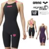 ARENAアリーナ競泳水着レディースアクアフォースストームAQUAFORCESTORMMFレーシングワンピーススパッツオープンバック・ハーフレッグ高速水着中距離長距離選手向きfinaマークありAS6SRC02L