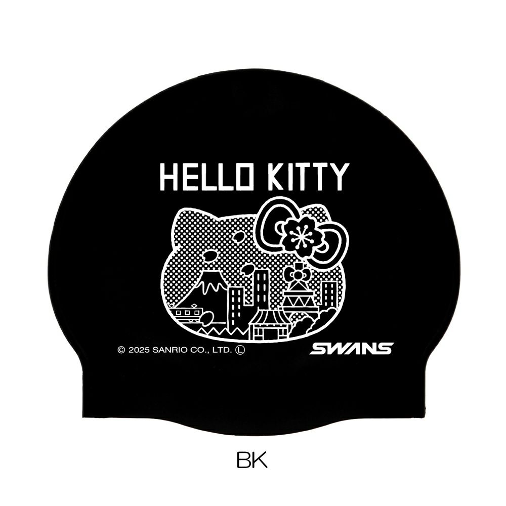 SWANSスワンズ限定シリコンキャップサンリオMADOSANRIOスイミング水泳帽プール水泳小物SA-7MADO