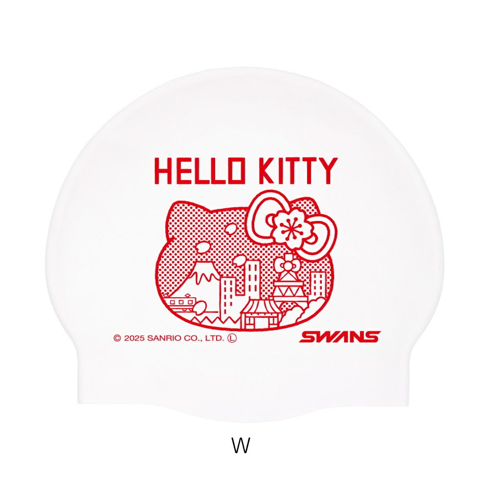 SWANSスワンズ限定シリコンキャップサンリオMADOSANRIOスイミング水泳帽プール水泳小物SA-7MADO