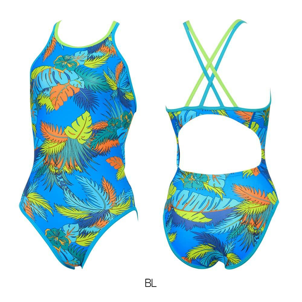 スピードSPEEDO競泳水着練習用水着レディースヴィンテージアロハクローシェイターンズスーツENDURANCEECO競泳練習水着2025年秋冬モデルSTW02554