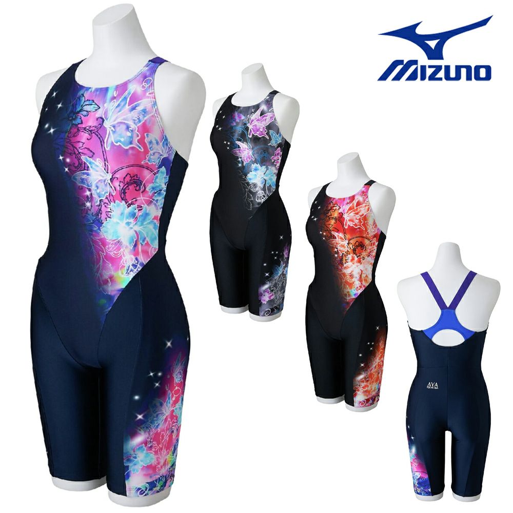 ミズノMIZUNOフィットネス水着レディースAYAcollectionStrokeONEオールインワンパッド付き2025年秋冬モデルN2JGC808