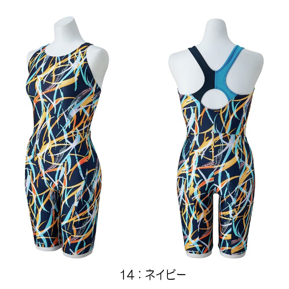 ミズノMIZUNOフィットネス水着レディースAYAcollectionStrokeONEオールインワンパッド付き2025年秋冬モデルN2JGC809