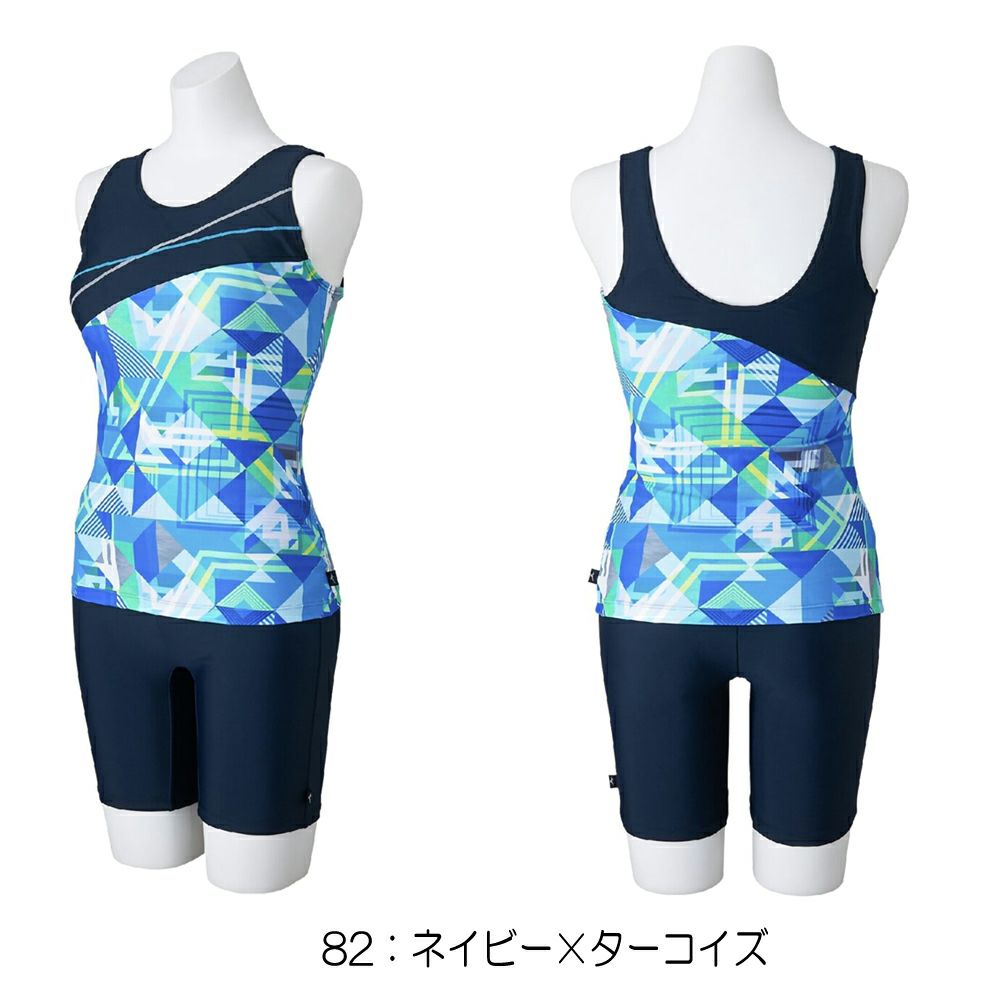 ミズノMIZUNOフィットネス水着レディースセパレーツパッド付き2025年秋冬モデルN2JGC850