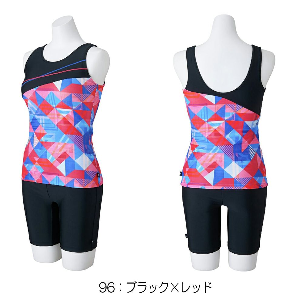 ミズノMIZUNOフィットネス水着レディースセパレーツパッド付き2025年秋冬モデルN2JGC850