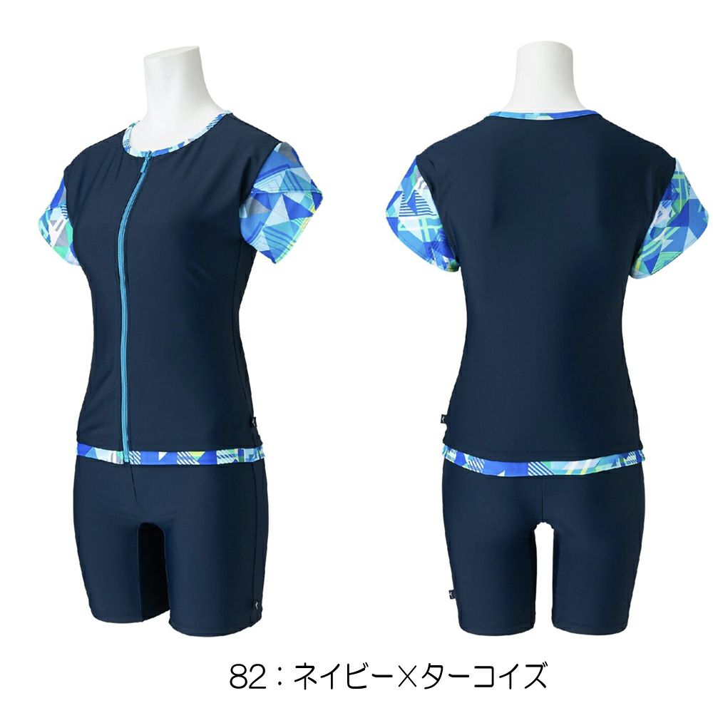 ミズノMIZUNOフィットネス水着レディースセパレーツパッド付き2025年秋冬モデルN2JGC824