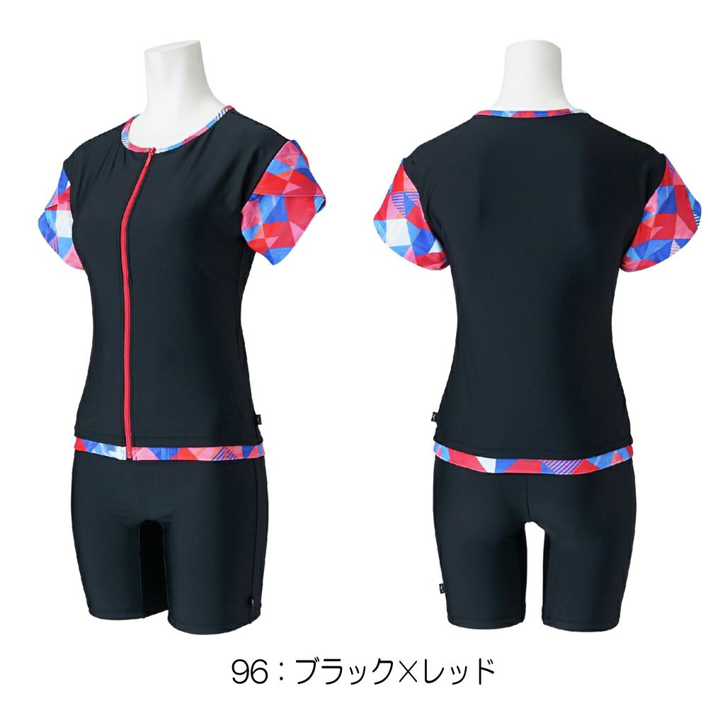 ミズノMIZUNOフィットネス水着レディースセパレーツパッド付き2025年秋冬モデルN2JGC824