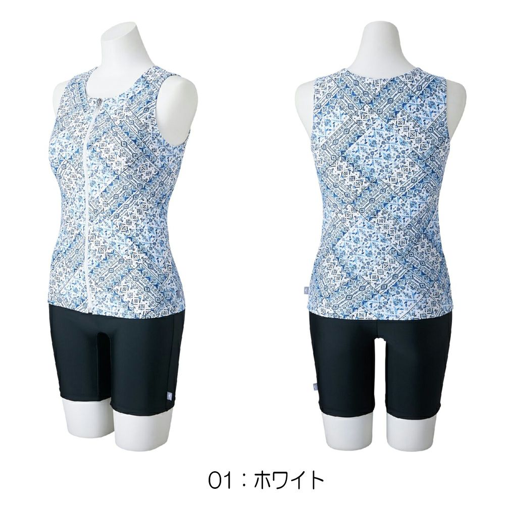 ミズノMIZUNOフィットネス水着レディースセパレーツパッド付き2025年秋冬モデルN2JGC851