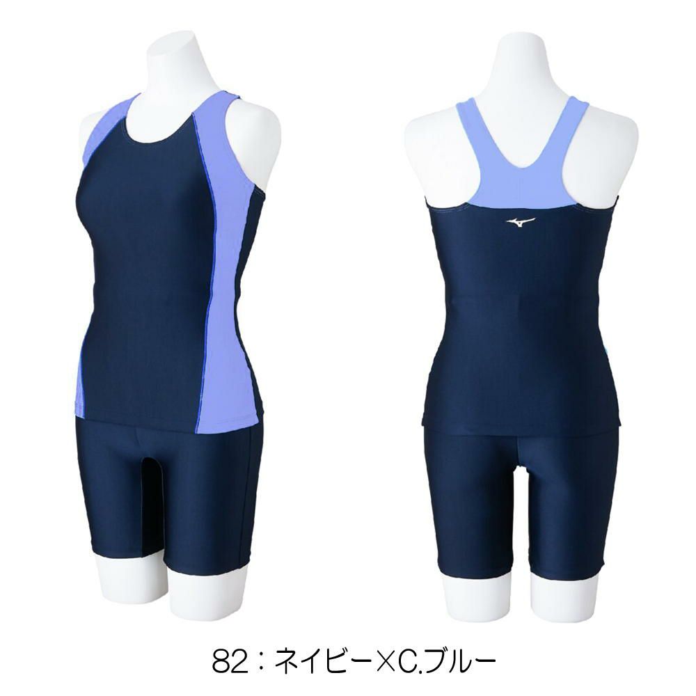 ミズノMIZUNOフィットネス水着レディースStrokeONEセパレーツパッド付き2025年秋冬モデルN2JGC314
