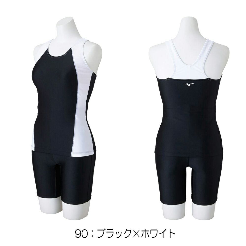 ミズノMIZUNOフィットネス水着レディースStrokeONEセパレーツパッド付き2025年秋冬モデルN2JGC314