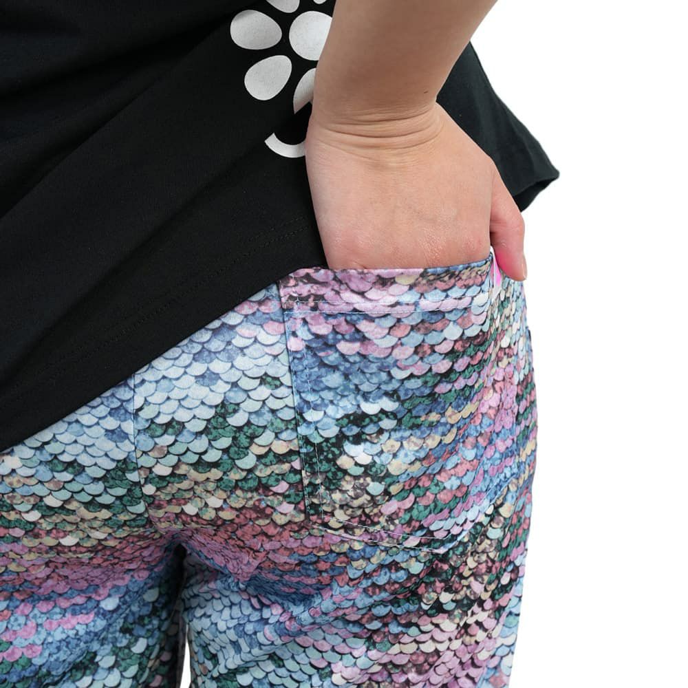 クラップCLAPマーメイドクロップドパンツレディーススポーツアパレルトレーニングフィットネス女性CE25020