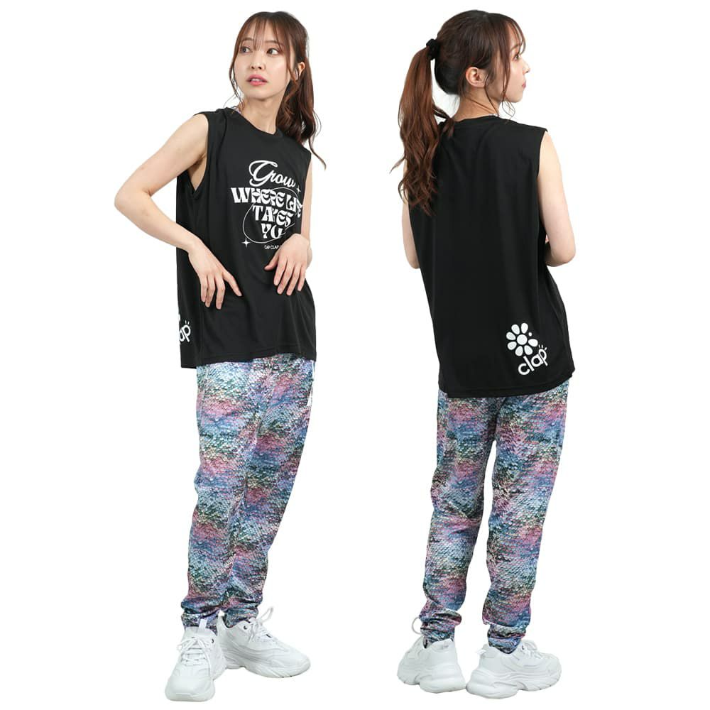 クラップCLAPグローイングクラップドライタンクレディーススポーツアパレルトレーニングフィットネス女性CTS25056