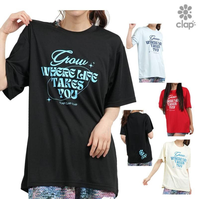 クラップCLAPグローイングクラップドライティーレディーススポーツアパレルトレーニングフィットネス女性CTS25057