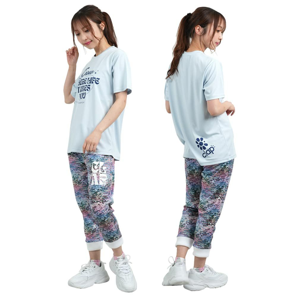 クラップCLAPグローイングクラップドライティーレディーススポーツアパレルトレーニングフィットネス女性CTS25057