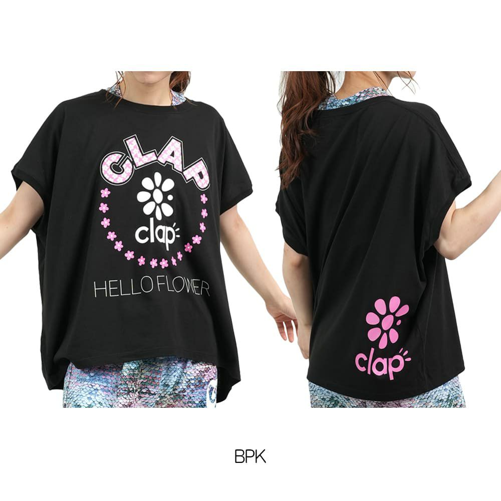 クラップCLAPクラップフラワードルマンレディーススポーツアパレルトレーニングフィットネス女性CTS25058