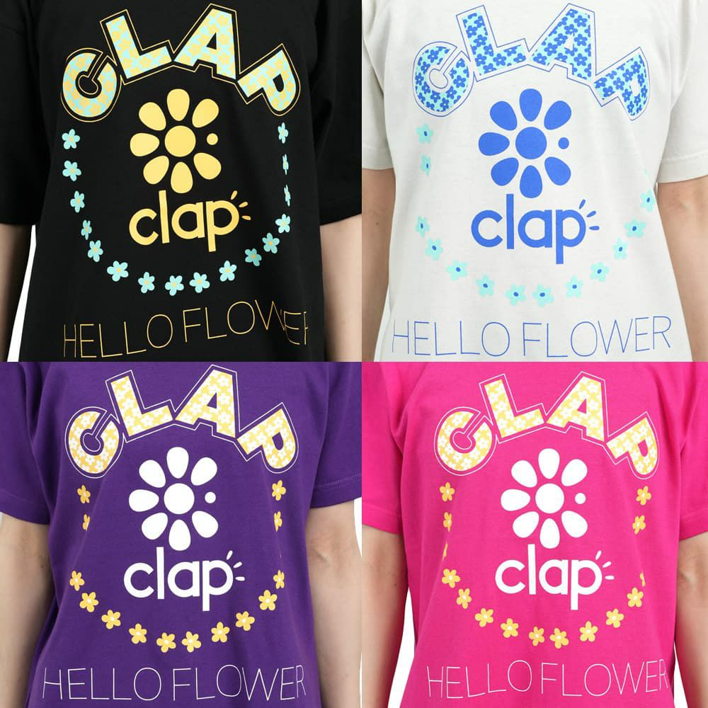 クラップCLAPクラップフラワーティーレディーススポーツアパレルトレーニングフィットネス女性CTS25059