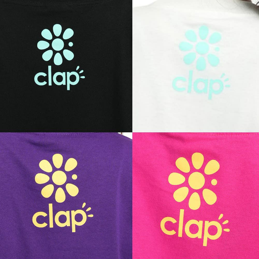 クラップCLAPクラップフラワーティーレディーススポーツアパレルトレーニングフィットネス女性CTS25059