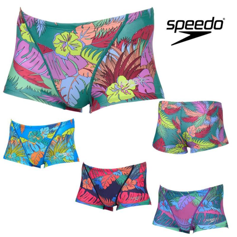 スピードSPEEDO競泳水着練習用水着メンズヴィンテージアロハターンズボックスENDURANCEECO競泳練習水着2025年秋冬モデルST52554