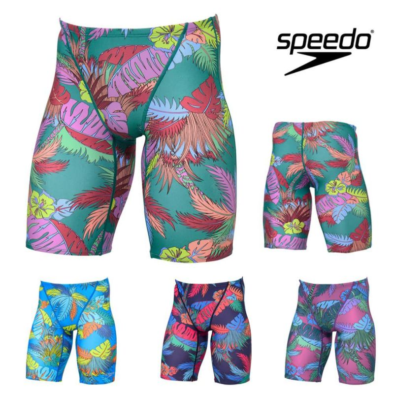 スピードSPEEDO競泳水着練習用水着メンズヴィンテージアロハターンズジャマーENDURANCEECO競泳練習水着2025年秋冬モデルST62554
