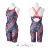 ミズノMIZUNO競泳水着練習用水着レディースAYAcollectionエクサースーツハーフスーツオールインワンU-Fit競泳練習水着2025年秋冬モデルN2MGC774