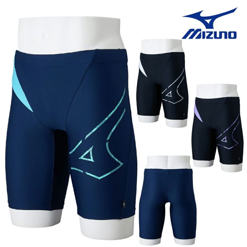 ミズノMIZUNOフィットネス水着メンズStrokeONEハーフスパッツ2025年秋冬モデルN2JBC604
