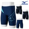 ミズノMIZUNOフィットネス水着メンズStrokeONEハーフスパッツ2025年秋冬モデルN2JBC604