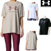 アンダーアーマーUNDERARMOURUAテックオーバーサイズドビッグロゴTシャツレディース女性スポーツアパレルトレーニングU6007702