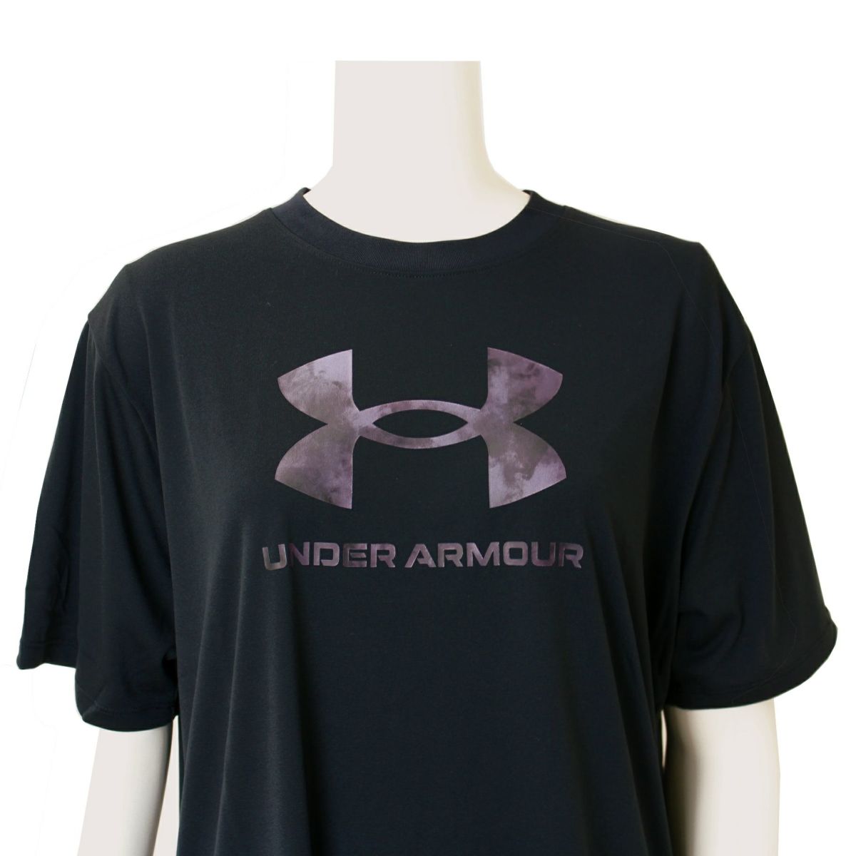 アンダーアーマーUNDERARMOURUAテックオーバーサイズドビッグロゴTシャツレディース女性スポーツアパレルトレーニングU6007702