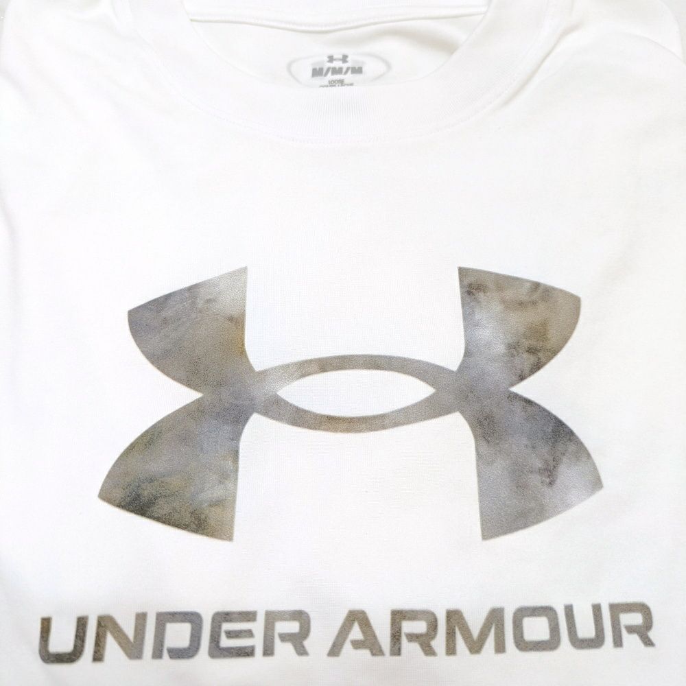 アンダーアーマーUNDERARMOURUAテックオーバーサイズドビッグロゴTシャツレディース女性スポーツアパレルトレーニングU6007702