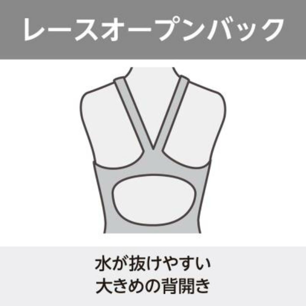 ミズノMIZUNO競泳水着ジュニア女子WA承認モデルGX・SONICSTREAMハーフスーツレースオープンバックオールインワンN2MGC920finaマークあり