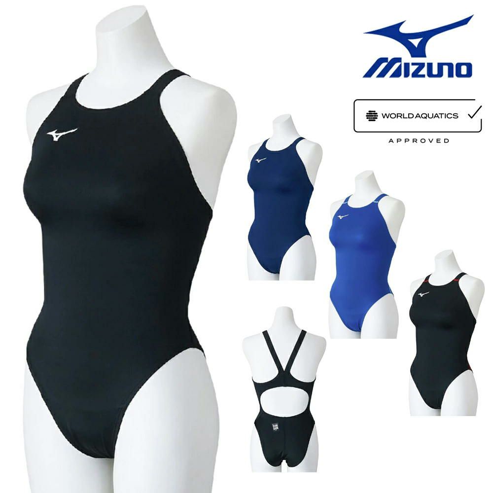 ミズノMIZUNO競泳水着レディースWA承認モデルGX・SONICSTREAMハイカット2025年秋冬モデルN2MAC720finaマークあり