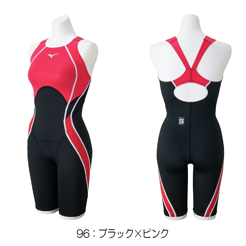 ミズノMIZUNO競泳水着レディースWA承認モデルGX・SONICSTREAMハーフスーツマスターズバックここちUオールインワン2025年秋冬モデルN2MGC733finaマークあり