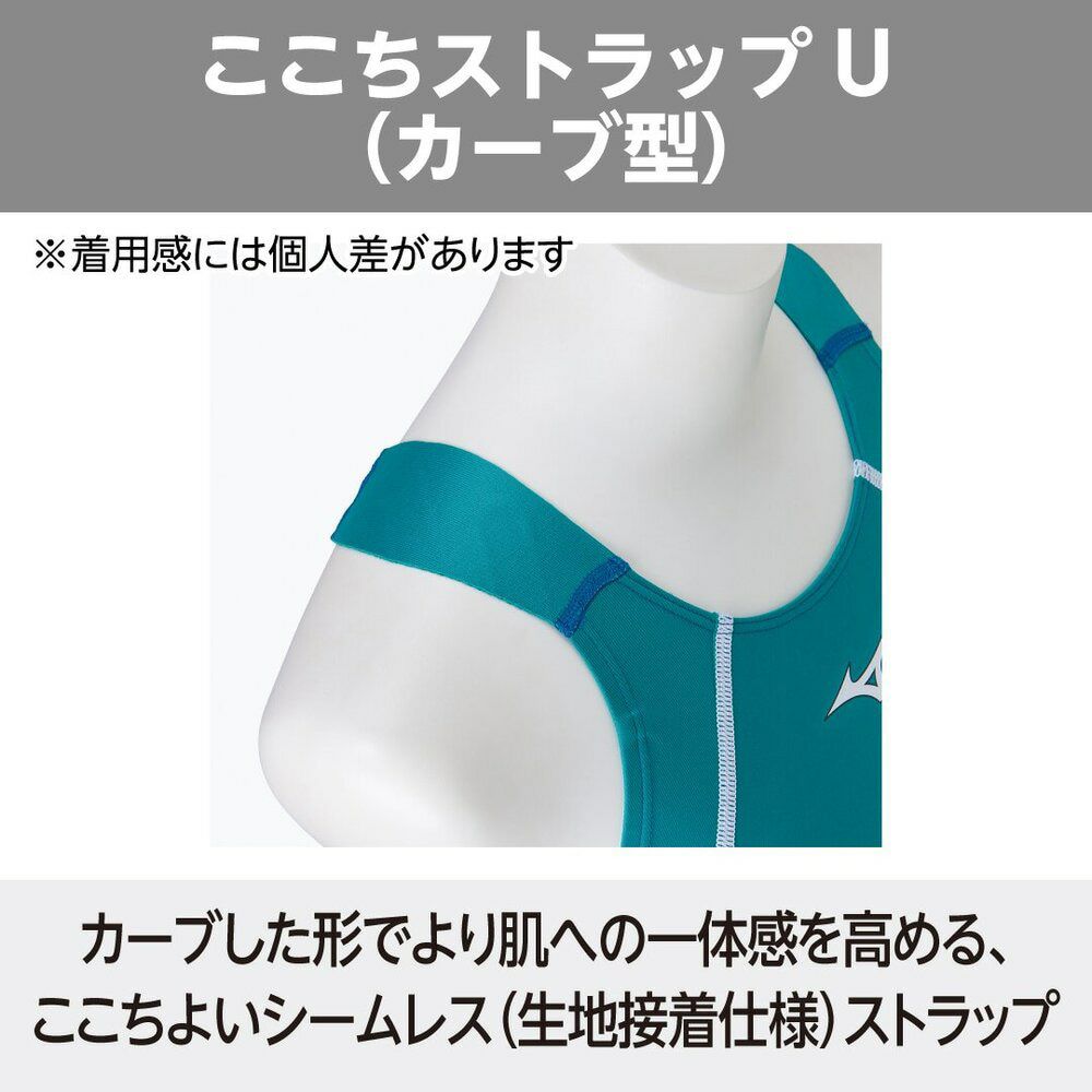 ミズノMIZUNO競泳水着レディースWA承認モデルGX・SONICSTREAMハーフスーツマスターズバックここちUオールインワン2025年秋冬モデルN2MGC733finaマークあり