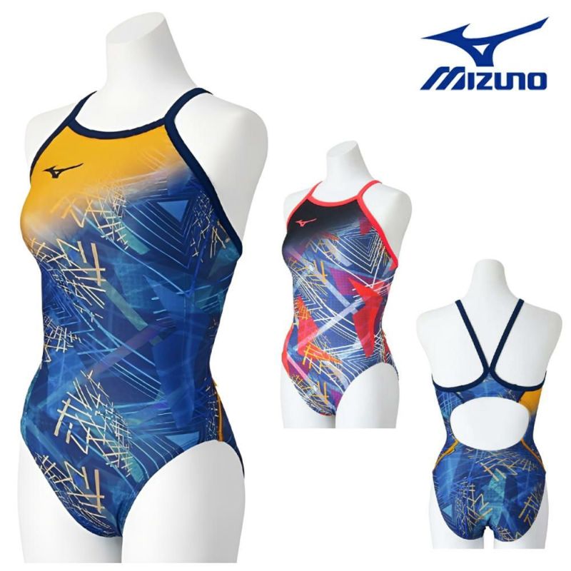 ミズノMIZUNO競泳水着練習用水着レディースエクサースーツミディアムカットU-Fit競泳練習水着2025年秋冬モデルN2MAC771