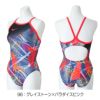 ミズノMIZUNO競泳水着練習用水着レディースエクサースーツミディアムカットU-Fit競泳練習水着2025年秋冬モデルN2MAC771