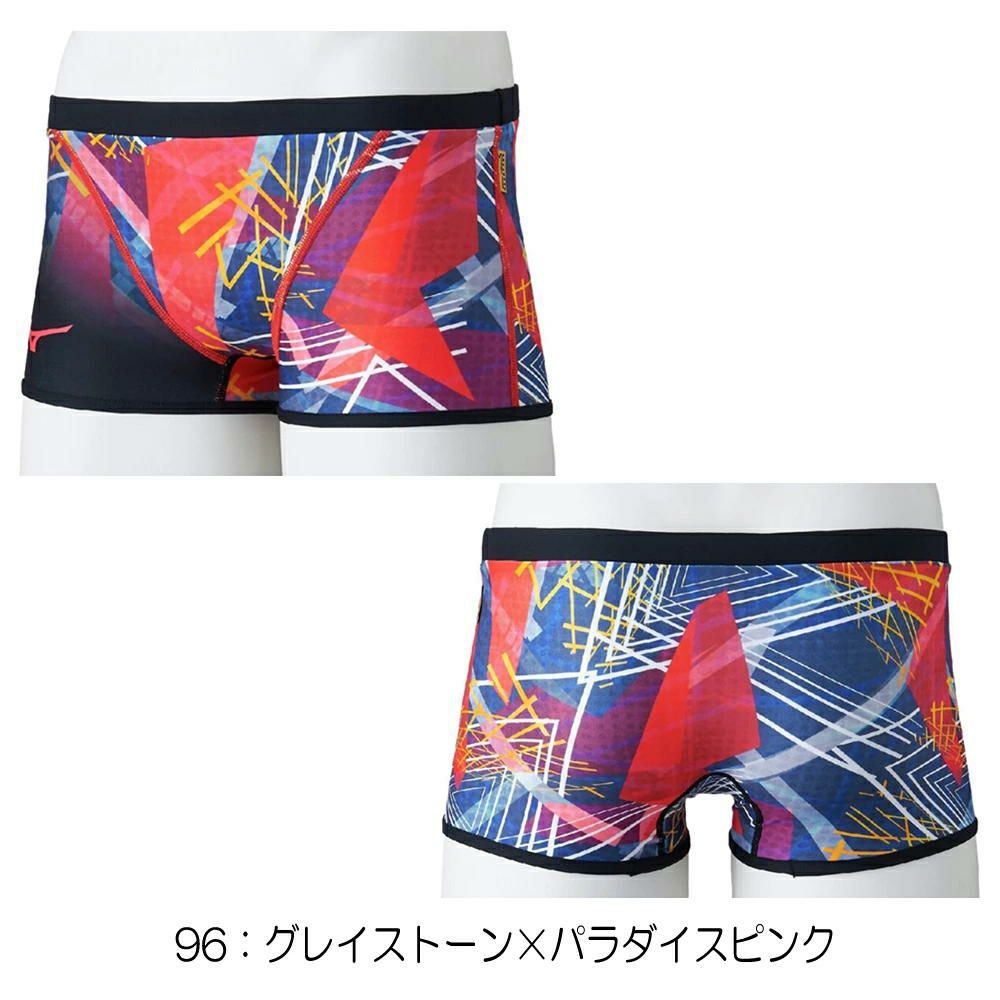ミズノMIZUNO競泳水着練習用水着メンズエクサースーツショートスパッツU-Fit競泳練習水着2025年秋冬モデルN2MBC571