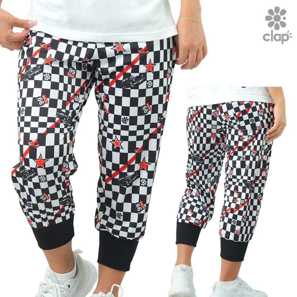 クラップCLAPチェッカークラップイージーレディーススポーツアパレルトレーニングフィットネス女性CE25022