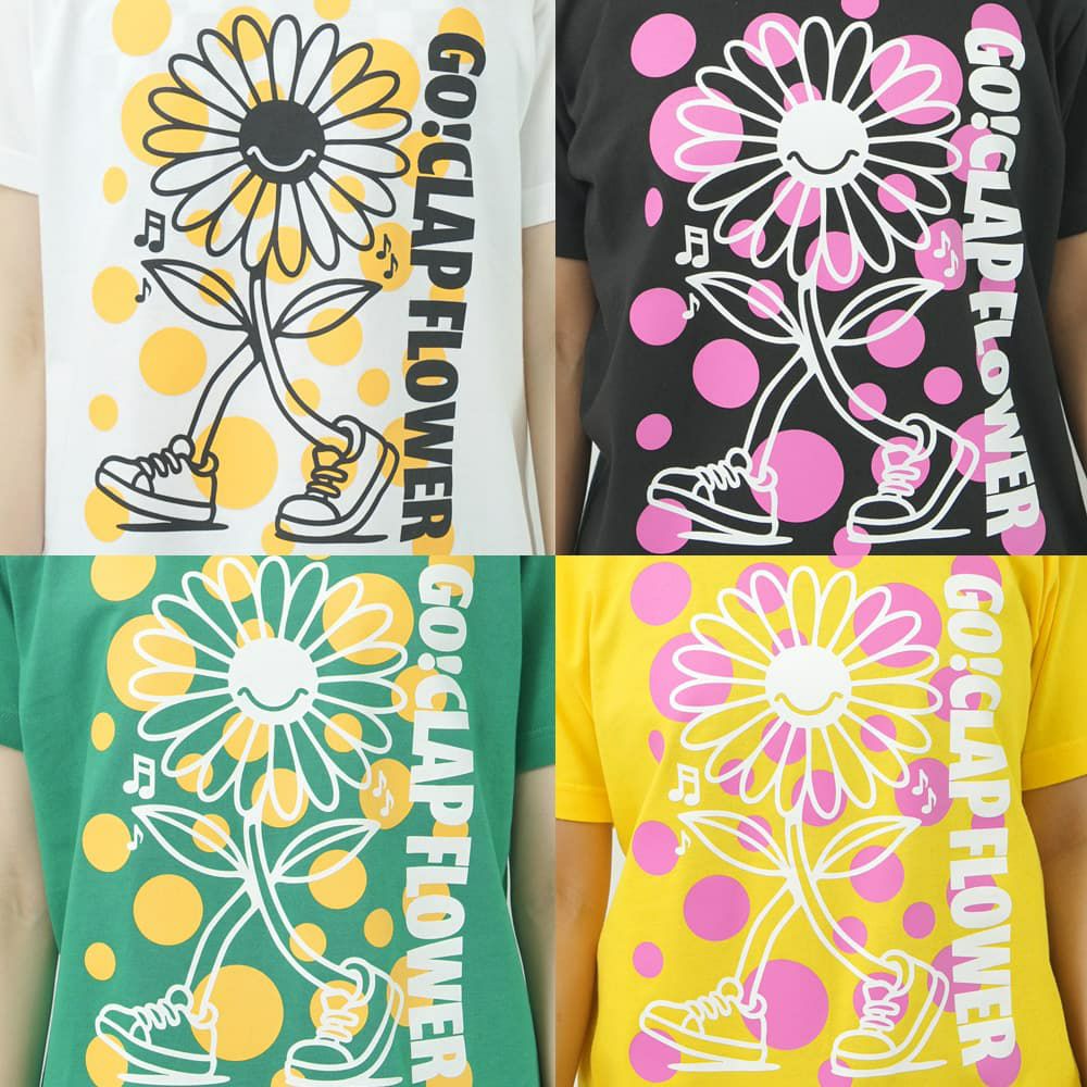 クラップCLAPクラップフラワーティーレディーススポーツアパレルトレーニングフィットネス女性CTS25068